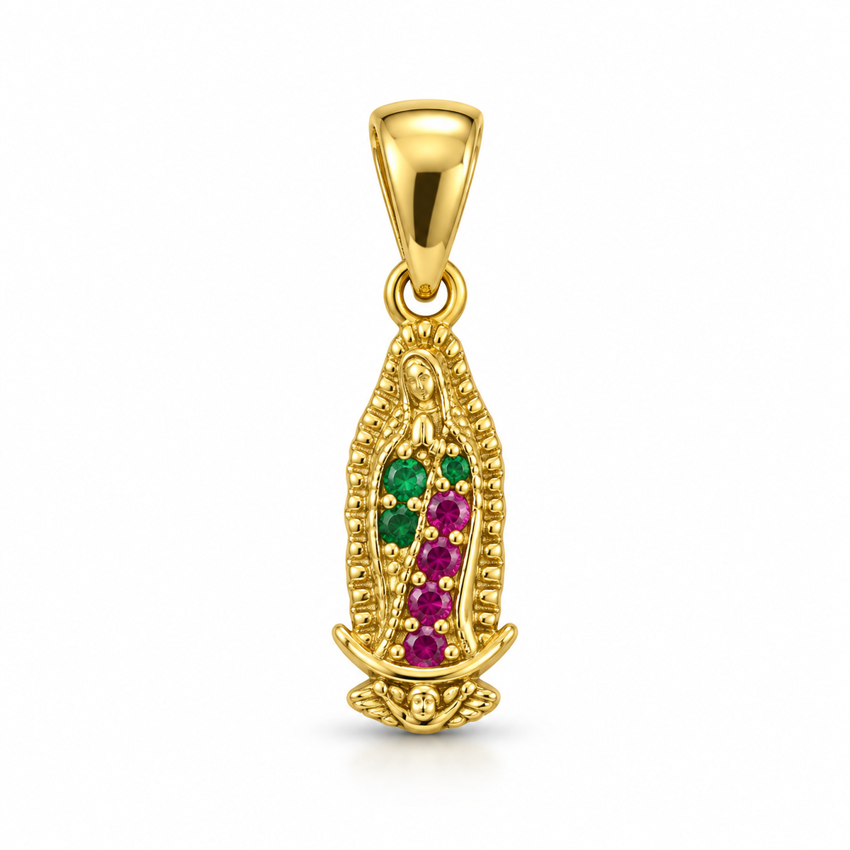 Dije Virgen de Guadalupe mini sin cadena