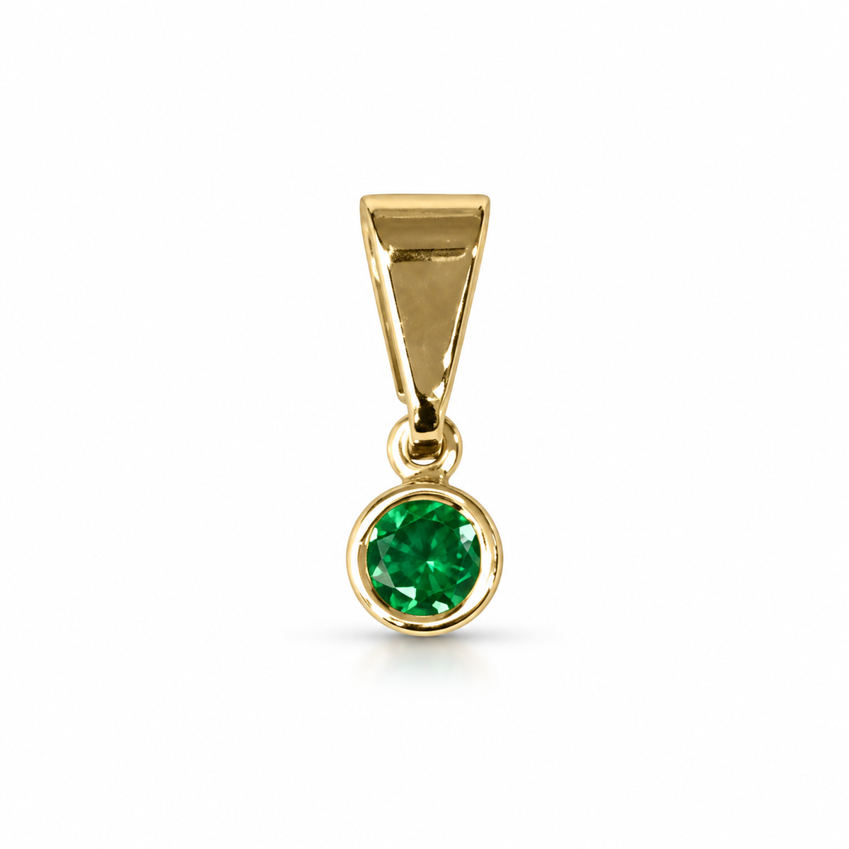 Dije Circón verde sin cadena