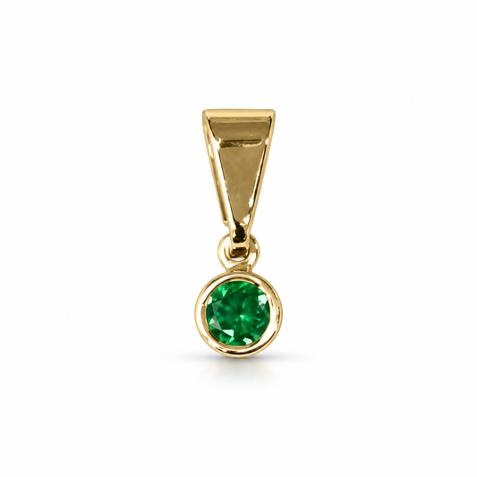 Dije Circón verde sin cadena