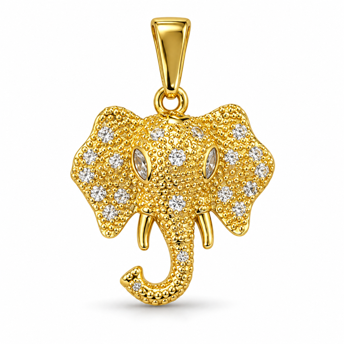 Dije Elefante circonado sin cadena
