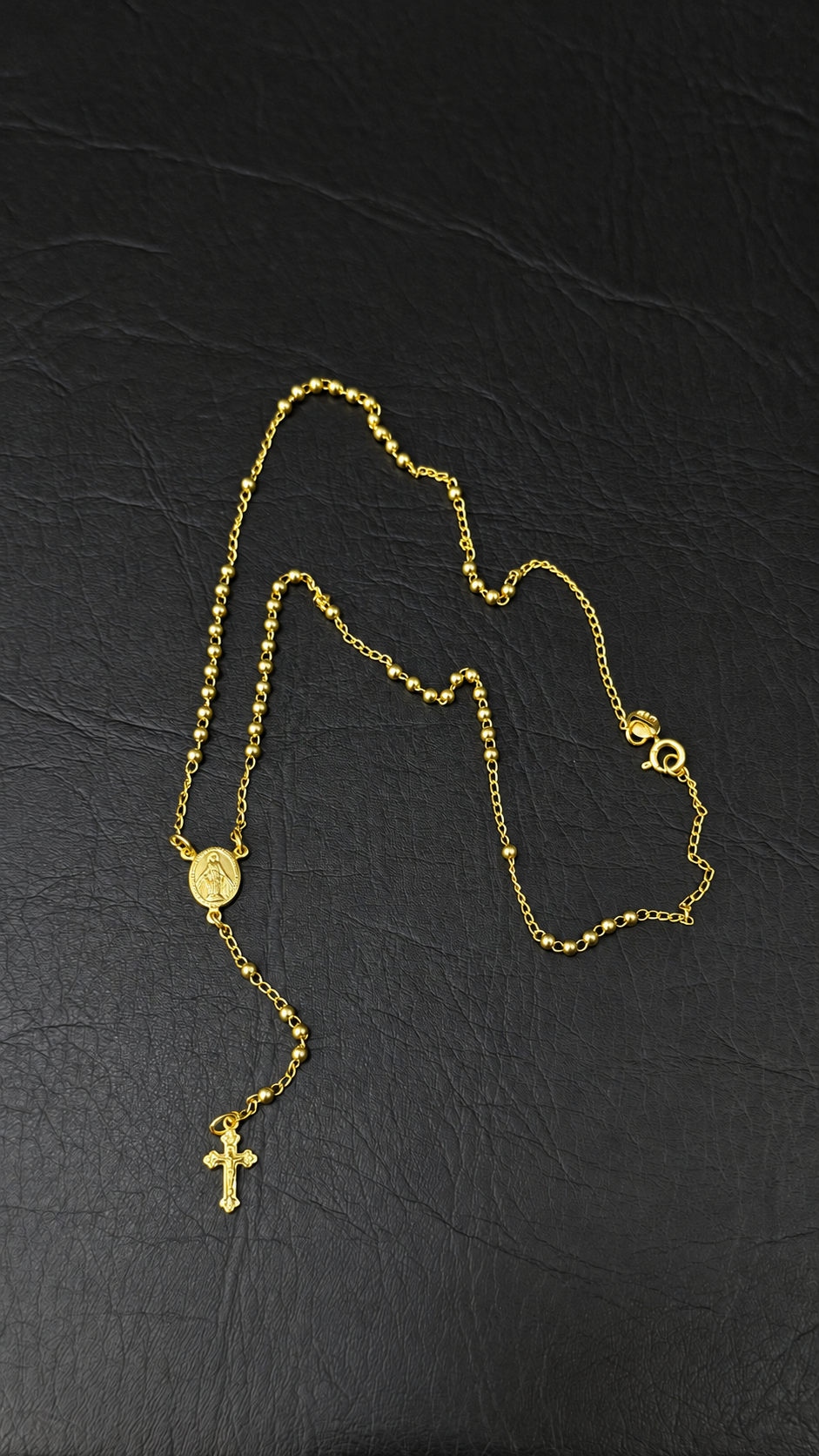 Camándula Virgen Milagrosa en silueta · 45 cm