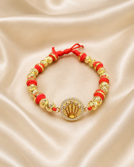 PULSERA BALINES NEOPREORO ROJO ROLEX