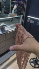 Cargar y reproducir el video en el visor de la galería, ¡Super Promoción! Cadena Militar Oro Rosada Laminado 18k con Dije Virgen De guadalupe
