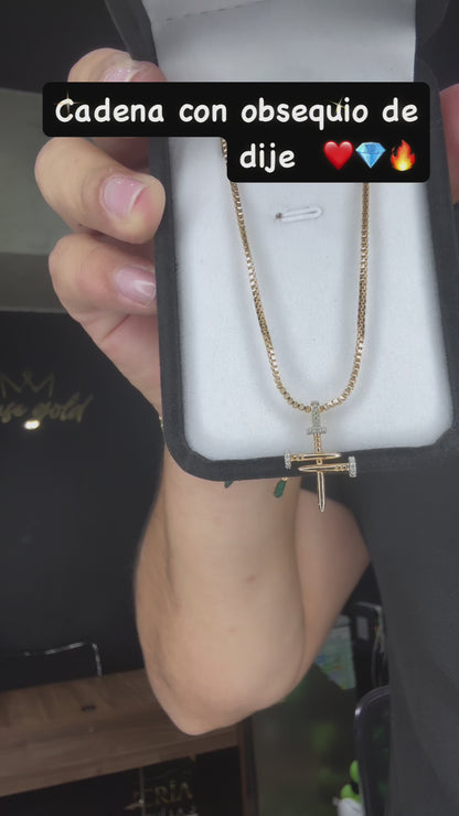 ¡Super Promoción! Cadena Veneciana Gruesa + DIJE OBSEQUIO