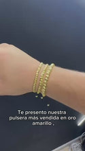 Load and play video in Gallery viewer, ¡Super Promoción! Brazalete  con Balin diamantado 6 mm , 5mm o 4mm
