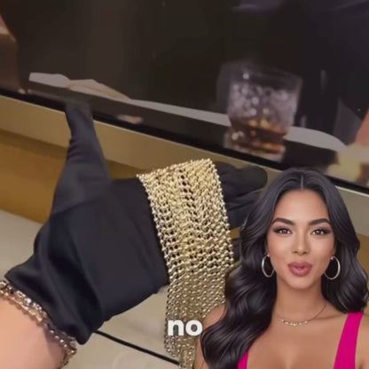 ¡Super Promoción! Cadena Militar Diamantada Con Dije San miguel grande