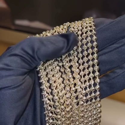 ¡Super Promoción! Cadena Militar Diamantada Con Dije San miguel grande