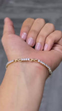 Cargar y reproducir el video en el visor de la galería, ¡Super Promoción! Pulsera tejido Tenis
