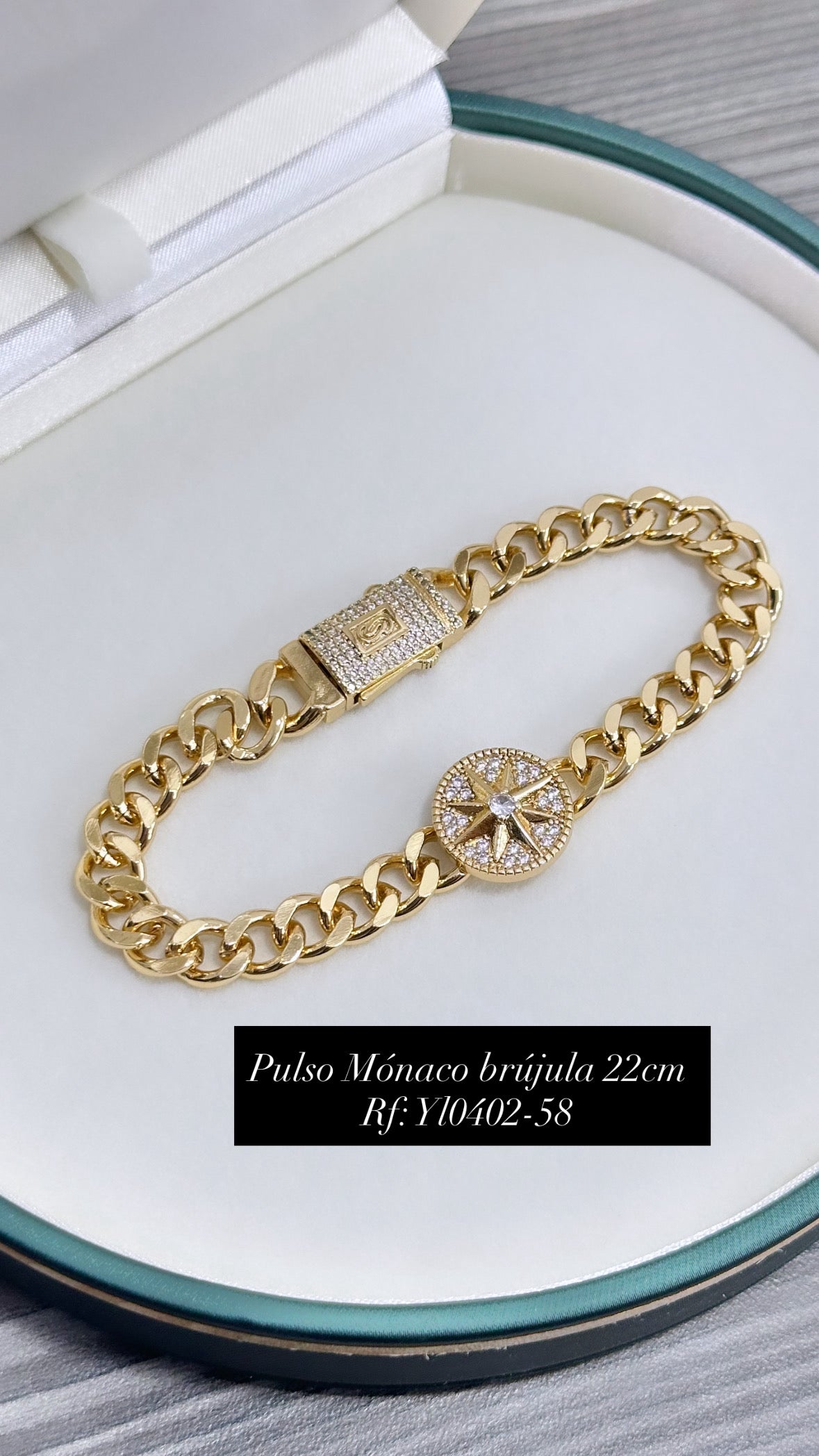 Pulsera dorada referencia 113