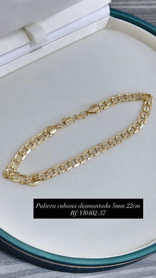 Pulsera dorada referencia 122