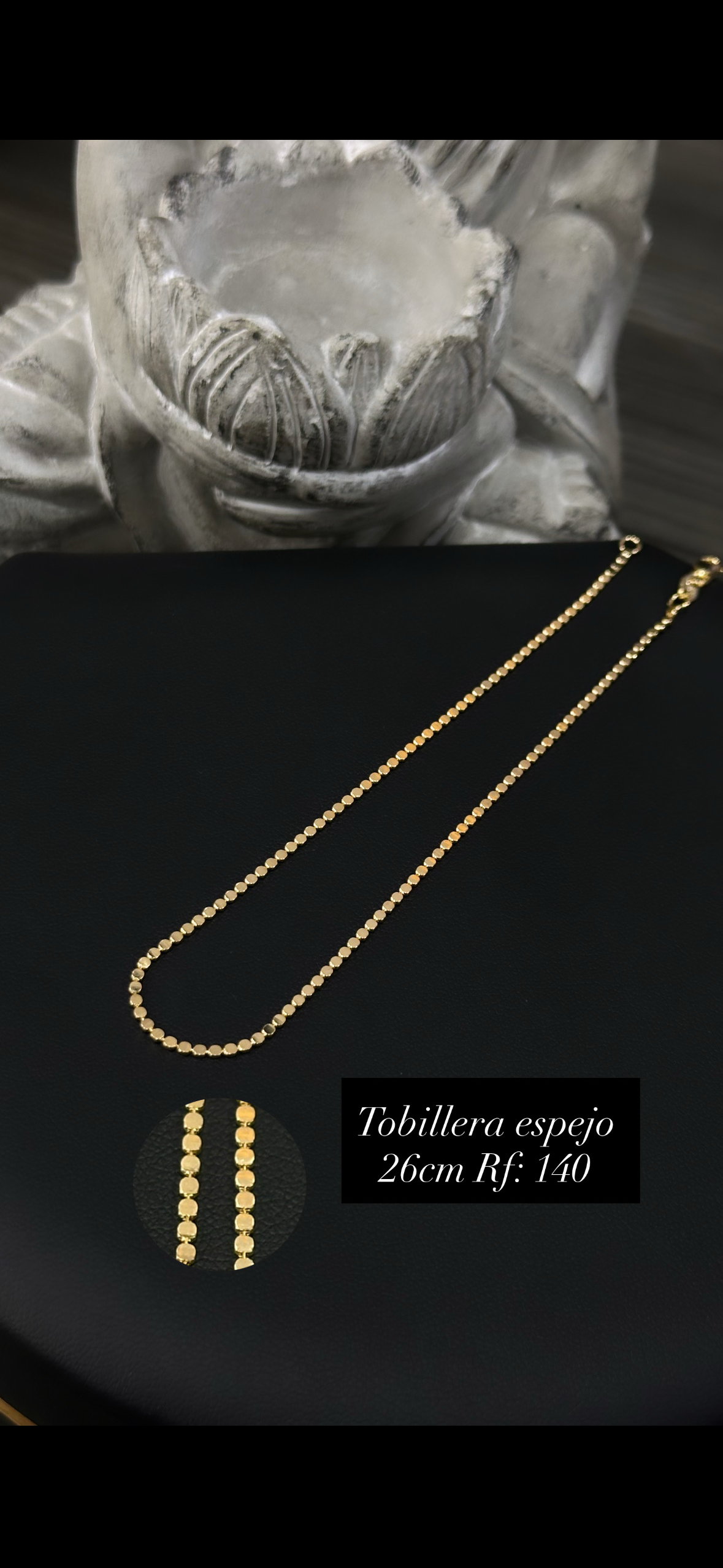 Tobillera Espejo – 26 cm Ref. 140