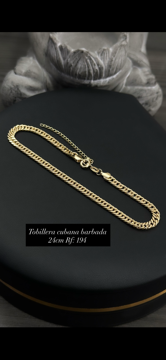Tobillera Cubana bordeada – 24 cm Ref. 194