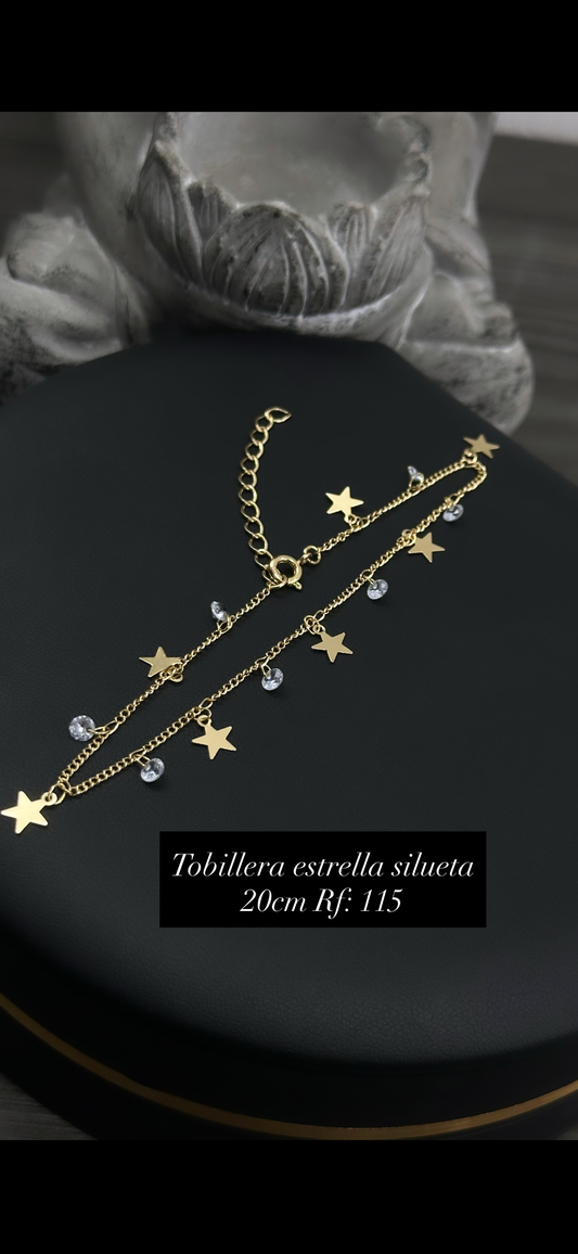 Tobillera Estrellas silueta – 20 cm Ref. 115