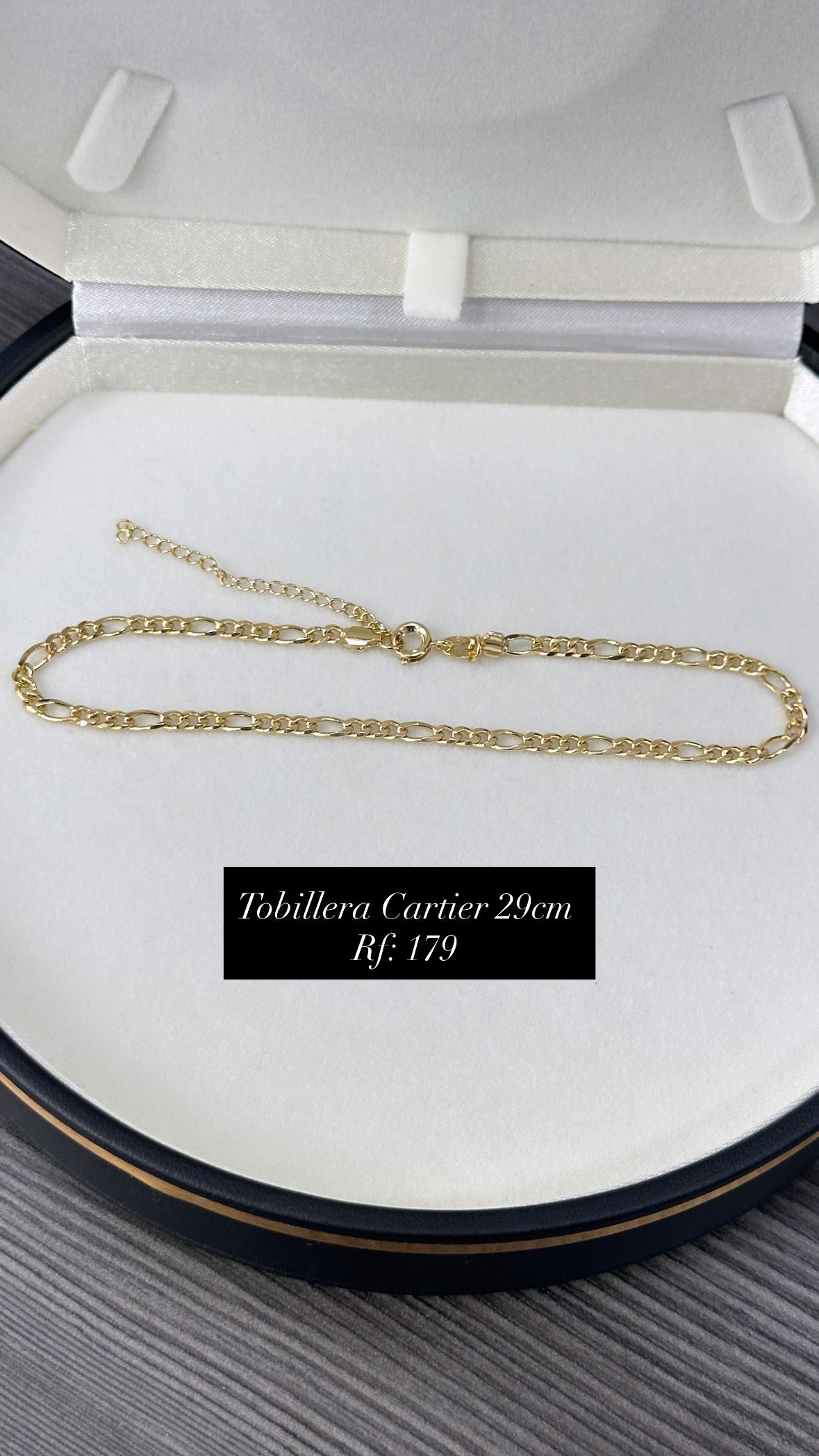 Tobillera Cartier – 29 cm Ref. 179