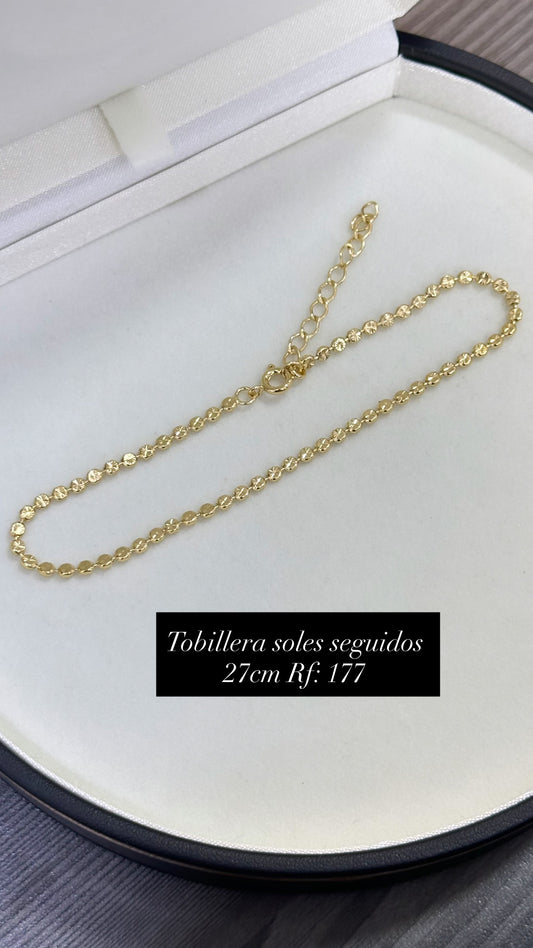 Tobillera Soles seguidos – 27 cm Ref. 177