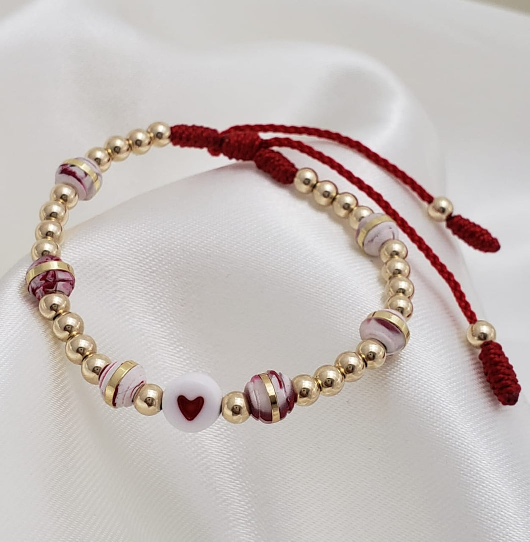 Brazalete Balin 4mm con corazón