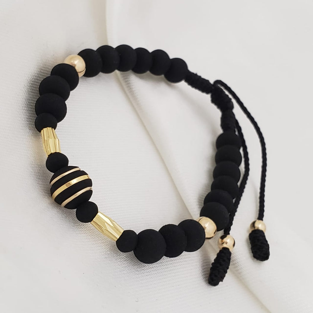 Brazalete con neopreno 8,6,4 mm y balin liso 5 mm